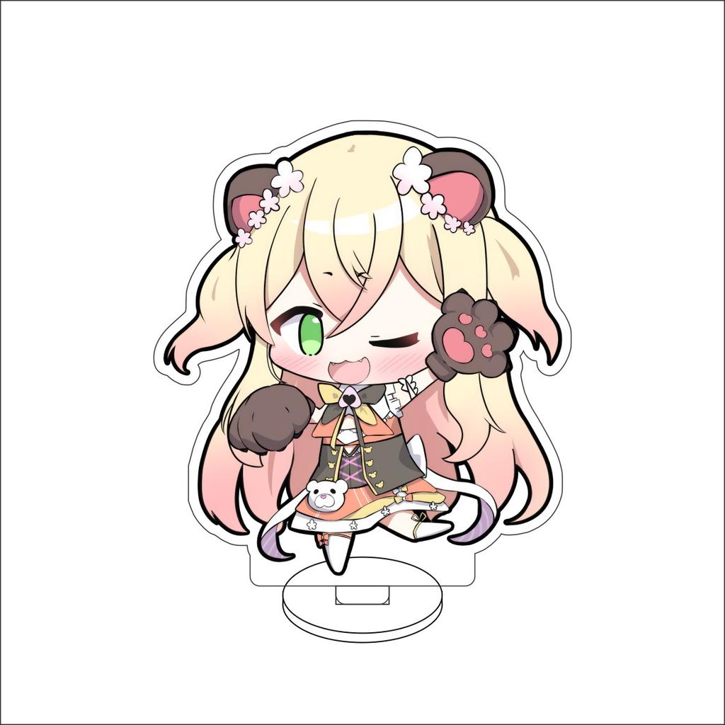 10CM Anime hololive Figure Stand Model Robocosan/Usada Pekora/Shirakami Fubuki Cute Desk Decor Standing Sign Gifts