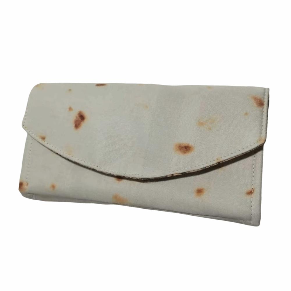 Multiple Compartments Burrito Wallet Magnetic Wrap Leather Card Holder Gift Giving