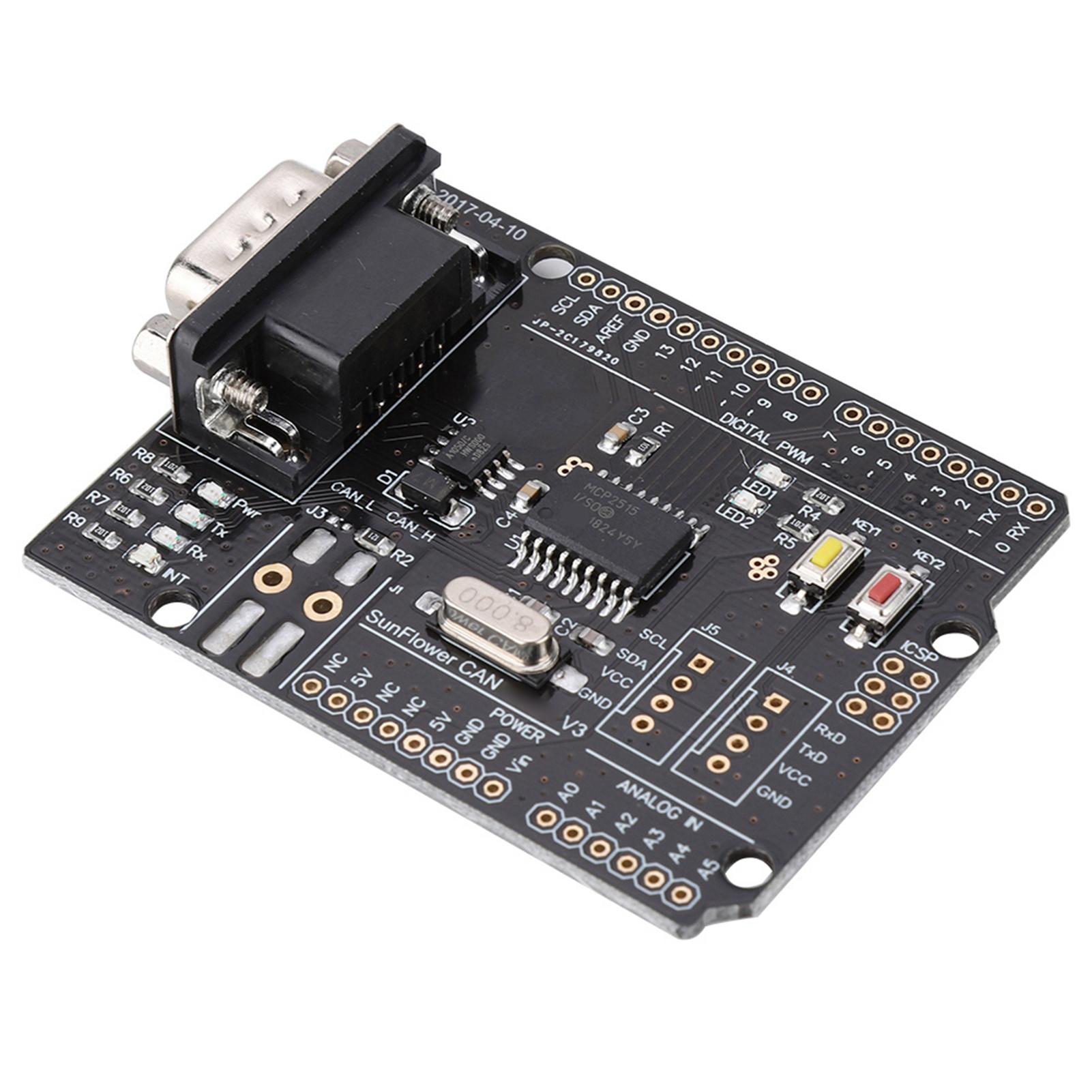 

Плата розширення HW-A001 CAN Bus Shield MCP2515 підтримує протокол CAN2.0