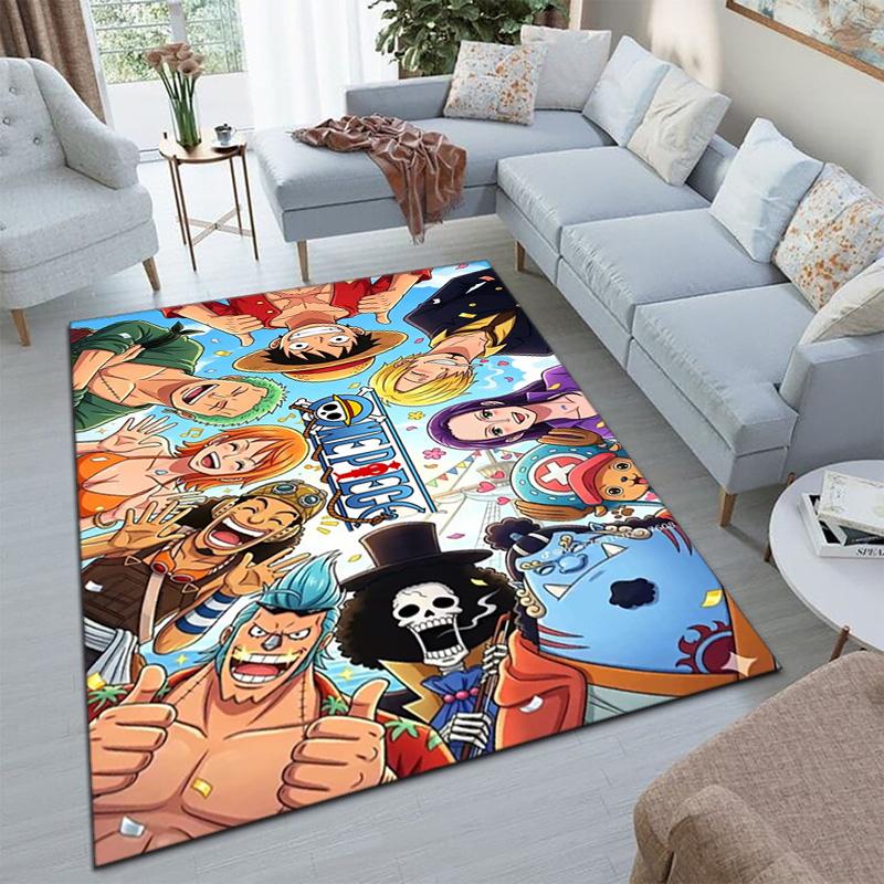 Starring the Japanese cartoon ONE PIECE Monkey D. Luffy carpet is suitable for living room and bedroom doormats office balcony decorative carpet V21