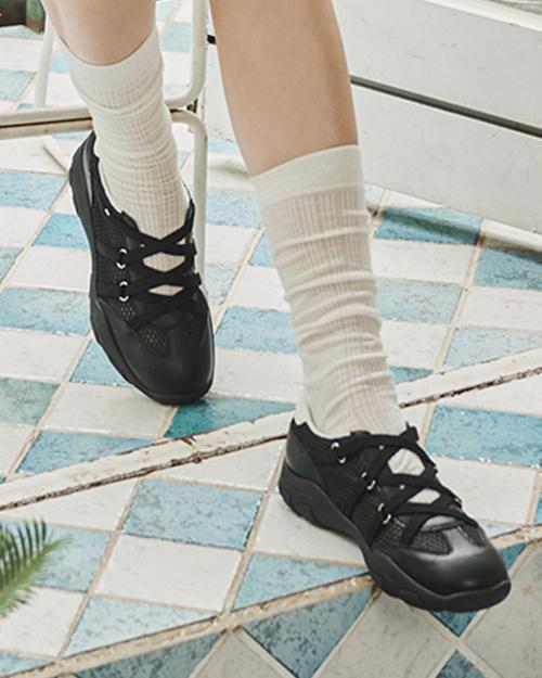 [Elizabeth Stuart] Mesh Balletcore Sneakers EBAL157352 [Shipped from Korea] 100% Authentic