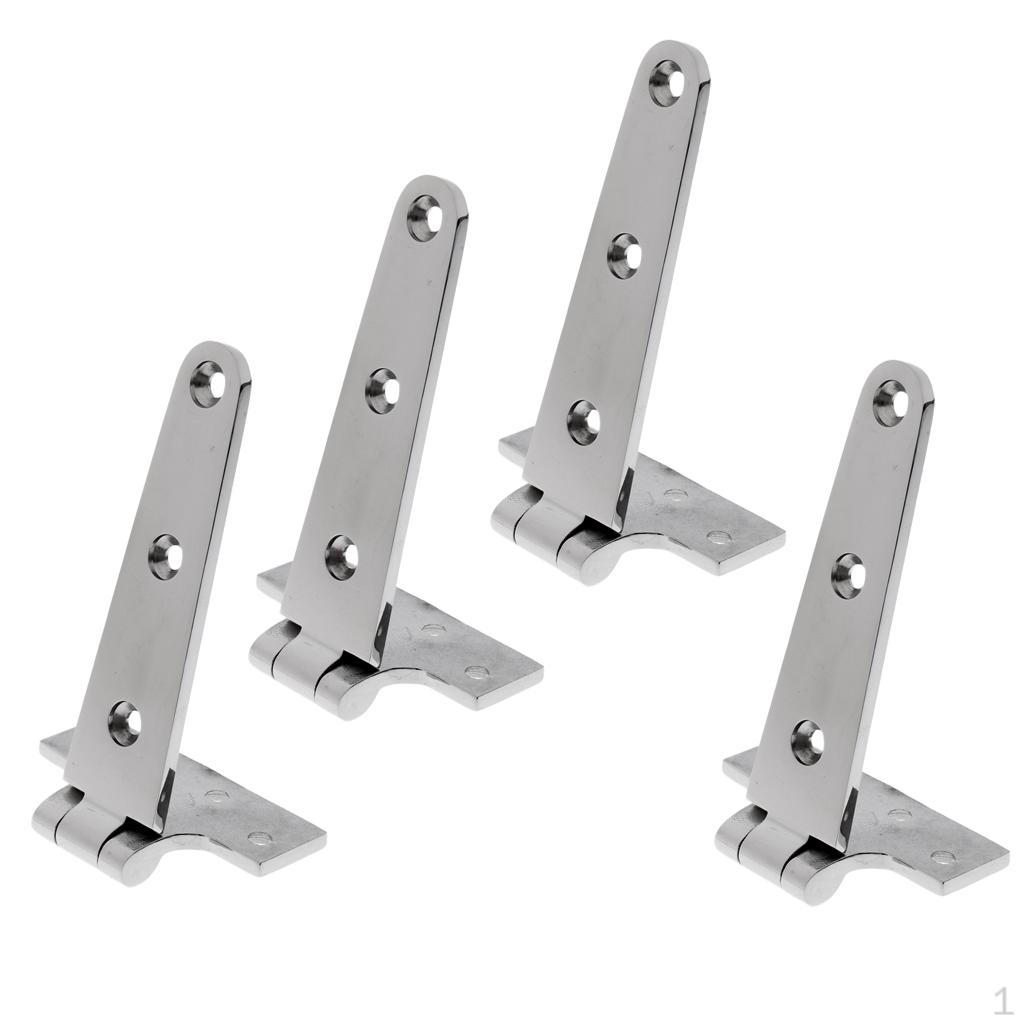 

4 Pieces Marine Grade 316 Stainless Steel 6 Door Hatch Hinge Boat/Yacht Hardware