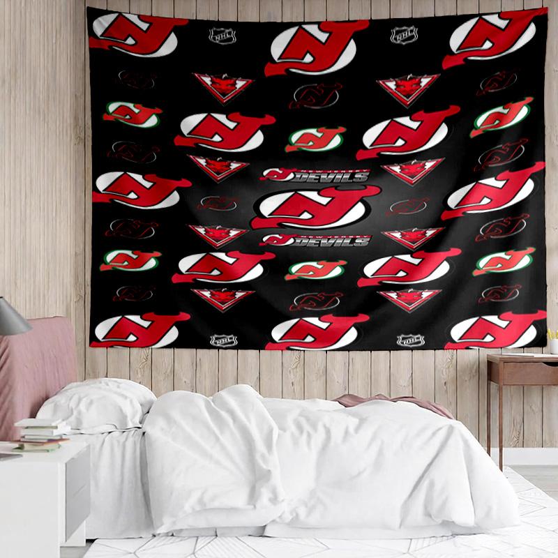 1PC New Devils Logo Tapestry Accessories Playroom Tapestry, for Bedroom,Livingroom, dormitory Room Wall Decor Fan Birthday Gifts