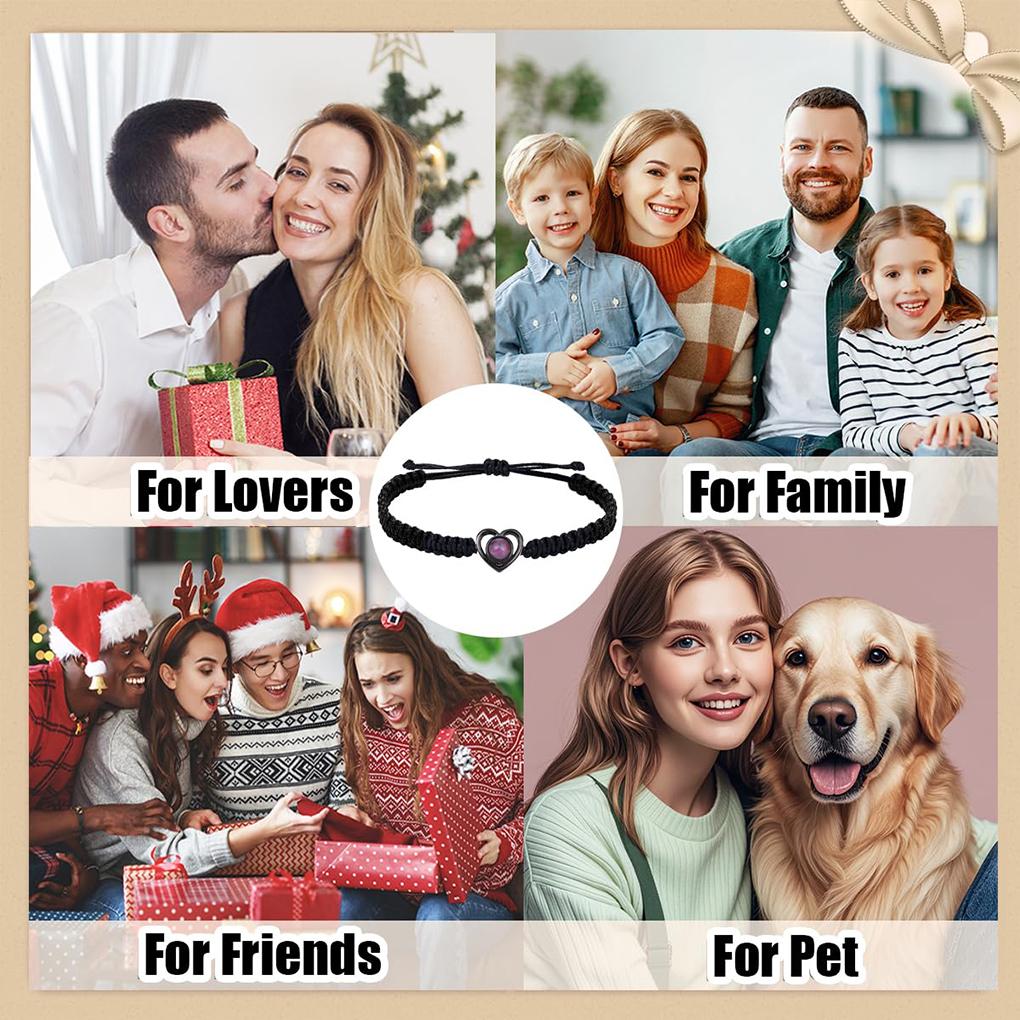 Personalised Bracelet With Photo Inside For Anniversaries And Birthdays Bracelet With Picture Inside