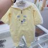 Korean Spring and Autumn Cotton Cap Outwear Children's Jumpsuits