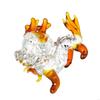 62KD Colorful Crystal Feng Shui Dragon Statue for Office Living Room Craft with Care