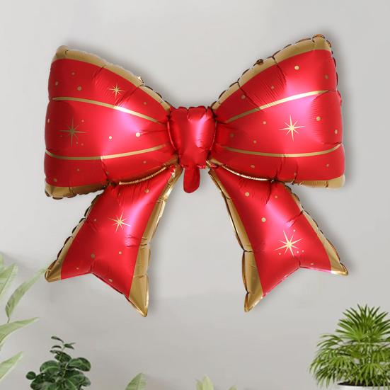 29 Inch Giant Bow Balloon Large Aluminum Foil Balloons for Birthday Party Bachelorette Bridal Engagement Wedding Anniversary Supplies