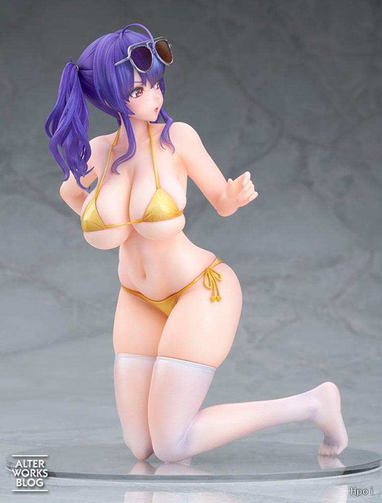 16CM  Azur Lane Pola Figure 1/7 Seaside Coincidence Ver Swimsuit Model Toy Gift Collection Action Figure PVC