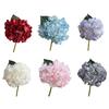 Artificial Hydrangea Bouquet, Lifelike Cloth Flowers For Home Decoration, Centerpiece For Living Room, Dining Table Display