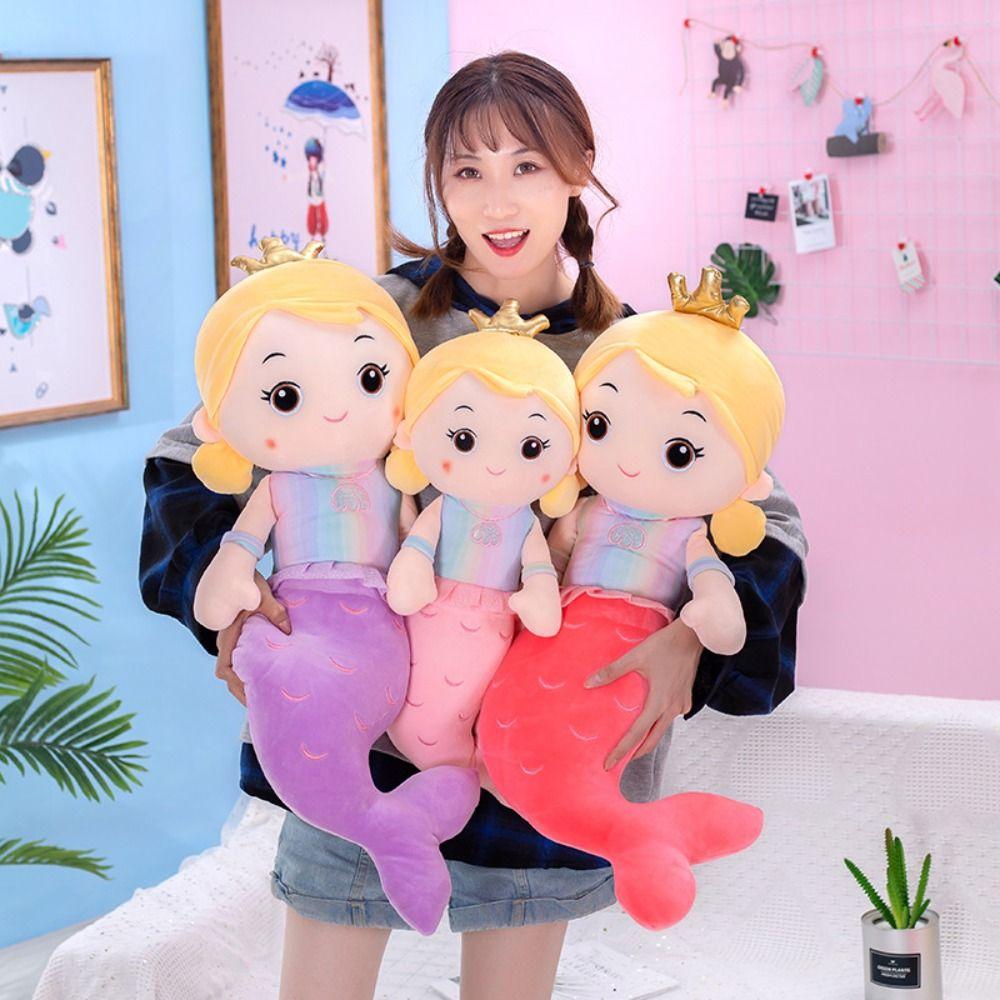 Plush Mermaid Princess Plush Dolls Mermaid Princess Mermaid Plush Toy Kids Present