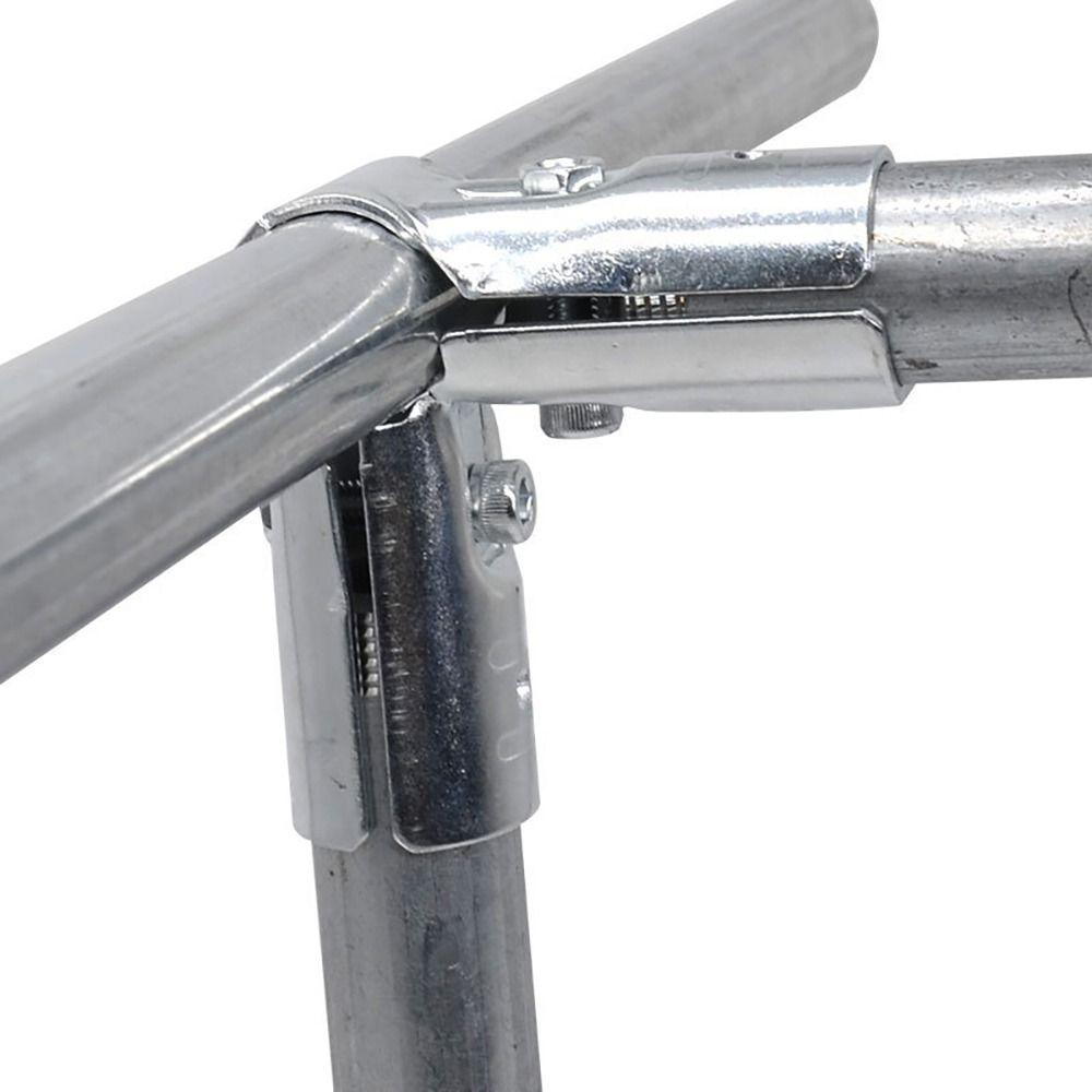 1Pcs Durable Carbon Steel Galvanized Pipe Joint Round 20/25/32mm Rod Support Rack Fixed Clamp Furniture Hardware