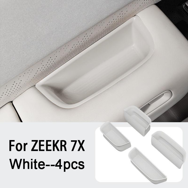 For ZEEKR 7X 2024 2025 Anti-fouling Car Door Storage Box Armrest Storage Barrel Armrest Silicone Storage Box Interior Accessorie