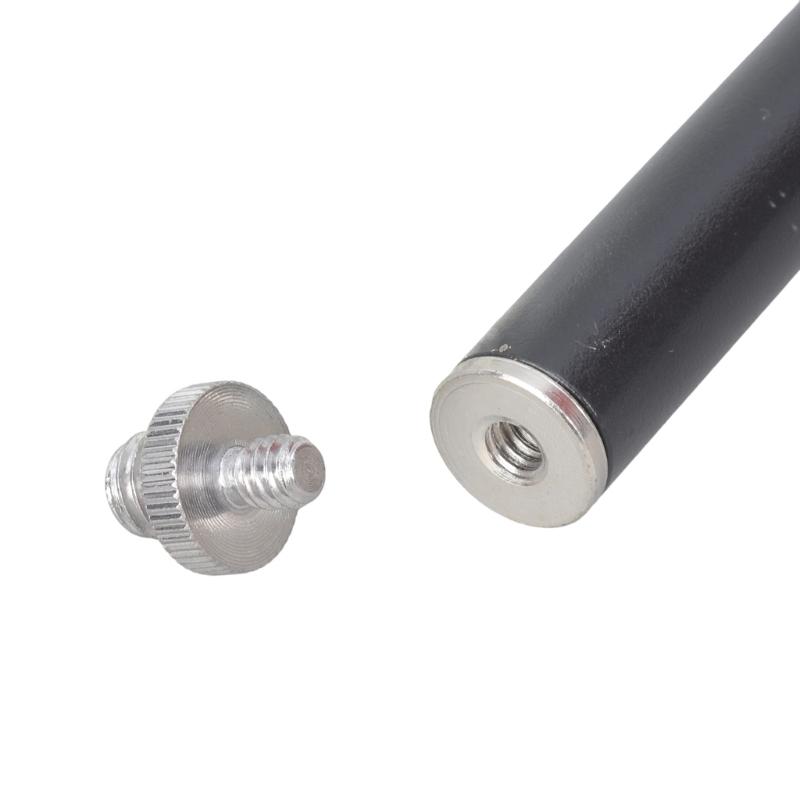 Metal 1/4 Female Thread Extension Rod for Photography Equipment with 1/4 to 3/8 Screw Adapter 10/20/30cm Length Option