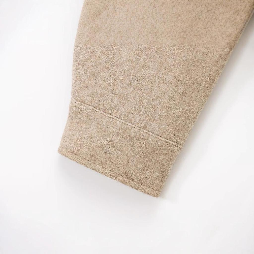 2025 Spring European & American Women's Fashion Stand-up Collar Soft Bomber Jacket