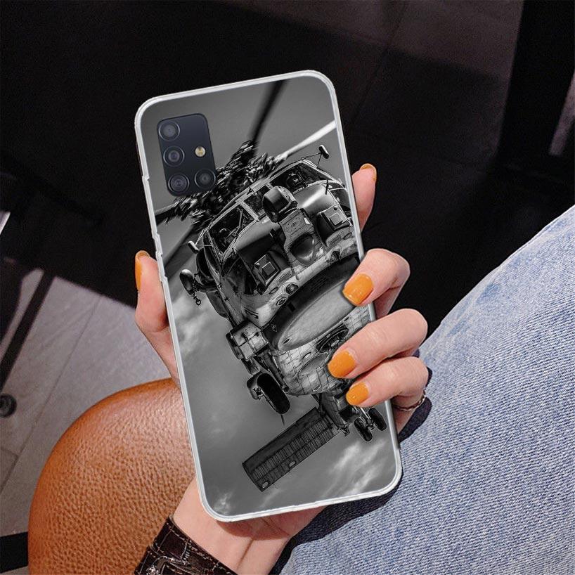 Military Aircraft Warship Fighter Phone Case For Samsung Galaxy A52 A32 A22 A12 A51 A31 A50S A30S A20S A10S Note 20 Ultra 10 Plu