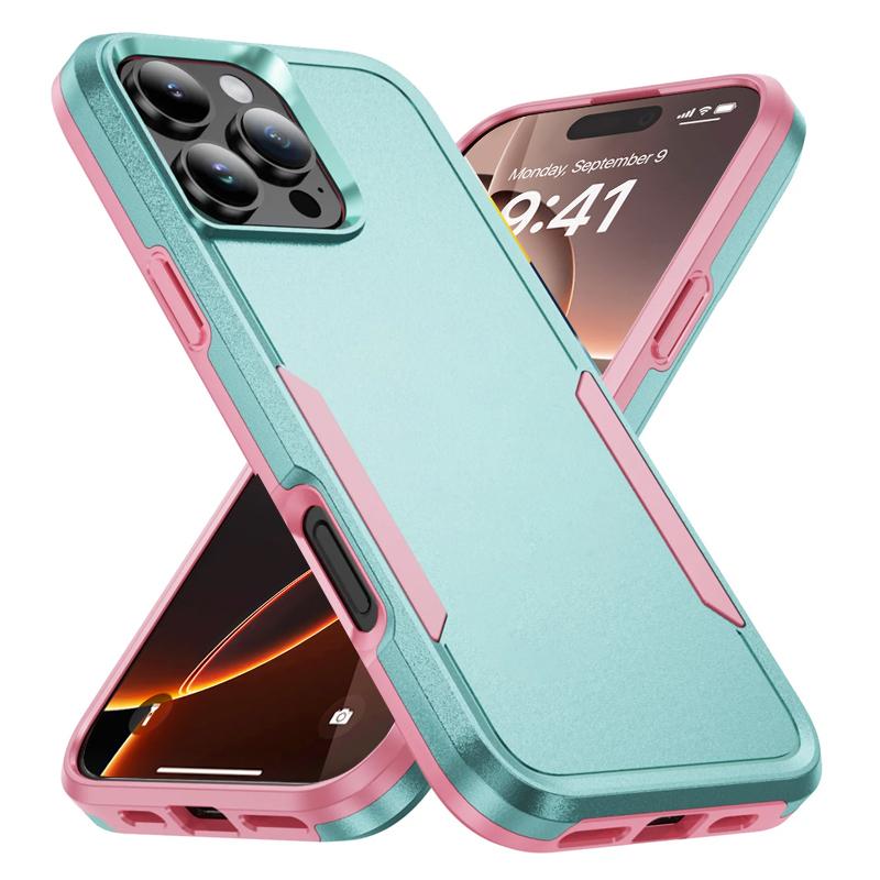 Heavy Duty Drop Shockproof Phone Case For Iphone 16 15 14 13 12 11 Pro Max 16e Plus Hard PC Anti-Scratch Rugged Protective Cover