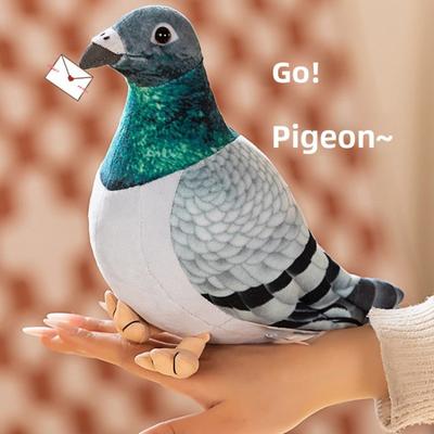 Neue lebensechte Vogel Plüsch Spielzeug Simulation weiß grüne Taube schöne Elster Stofftier Puppe Fotografie Requisiten Home Decor Geschenke