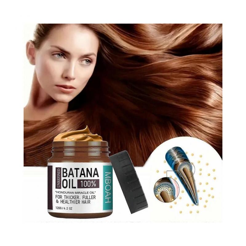 Unrefined Batana Oil for Growth, 100% Batana Oil From Honduras, Oil, Helps with Frizz, Split Ends