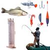 Fishing Rod Holder Adjustable Fishing Box Rod Stand Portable Fishing Rod Stand Detachable Fishing Rod  Fishing Accessories