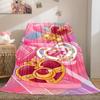 Japanese anime cute cartoon theme Sailor Moon Tsukino Usagi blanket suitable for home beds, sofa covers, office nap, outdoor warm blankets O14