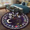 Runder Teppich für Wohnzimmer Teppiche Schlafzimmer Kinder PIkachu Teppich Badezimmermatte Cartoon Pokemon Druck Bodenmatte Kinderzimmer Teppich