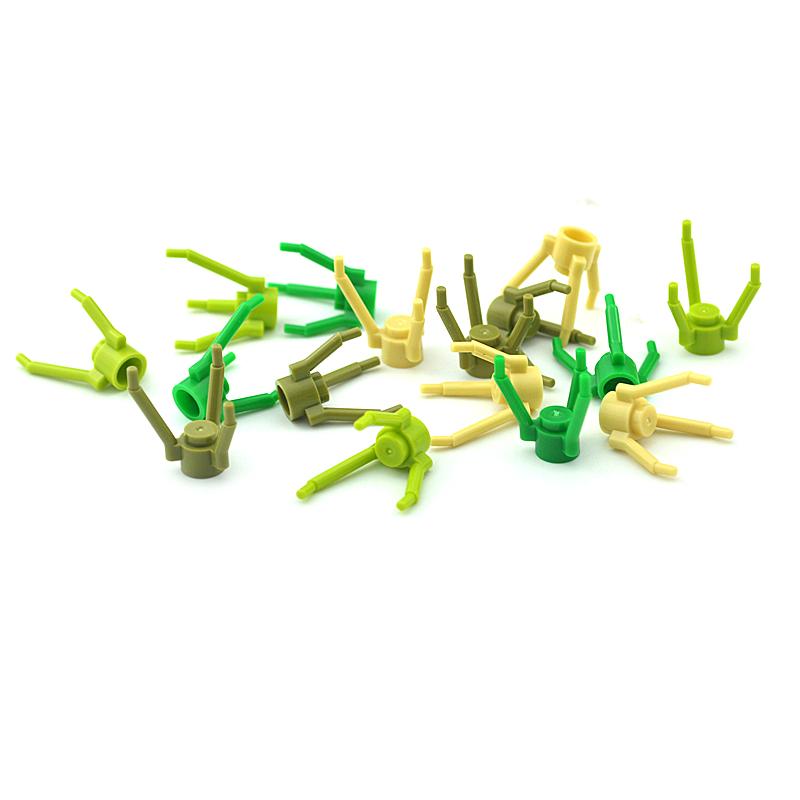 Building Block Model Garden House DIY Accessories Flower Stem Seaweed Grass Plants Green Plants Bamboo Tree Leaf MOC Brick 3741