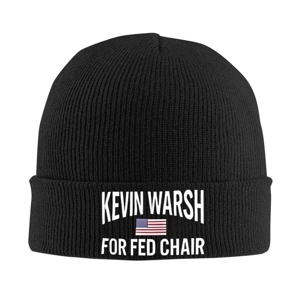 Kevin Warsh 2026 Beanie Hats Bonnet Hats Men Women Street Outdoor Skullies Beanies Spring Pattern Warm Caps