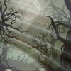 Halloween Bettwäsche-Set Schädel Nebel Wald Verwelkte Bäume Druck Gemütlicher Bettbezug King Queen Twin Größe Geburtstagsgeschenk Schlafzimmerdeko