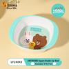WUHE Kids Cartoon Melamine Double-Handle Feeding Bowl