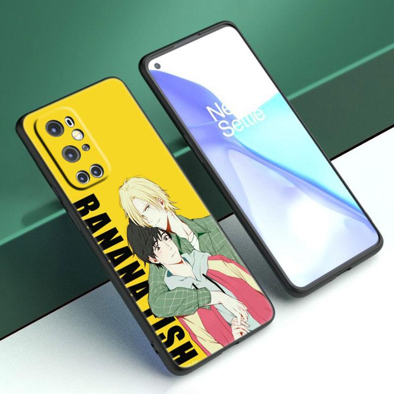 Husa de telefon din silicon Banana Fish Anime pentru OnePlus 10T 10R 9RT 8T 7T Pro Nord 2 N10 N100 N200 CE2 Lite 2T ACE 5G Husa neagra