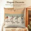 Summer Surfing Ins Art Cushion Cover Natural Linen Organic Fabric Double-Sided Printing Sofa Home Decor Gift Pillow Case