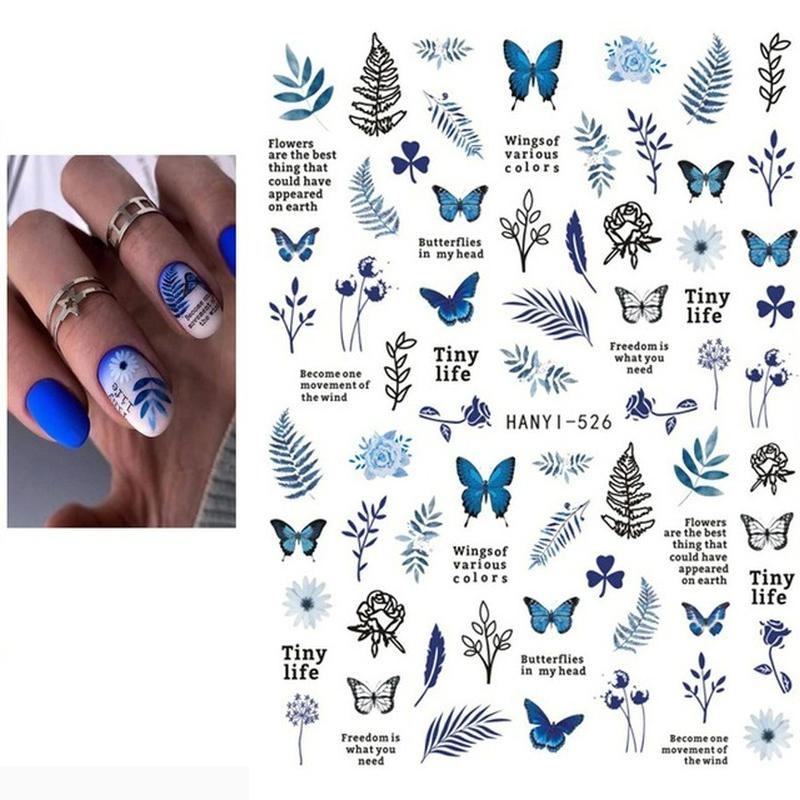 Zurück Kleber Aufkleber 3D Nagel Aufkleber Schwarz Weiß Geometrische Zeichnungen Designs Nagel Aufkleber Dekoration Für Nail Art Schönheit