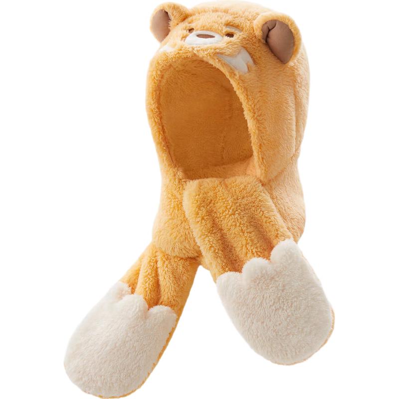 Bananain Kids Integrated Scarf Beanie 50