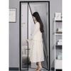 Black Magnetic Door Screen Window Mosquito Net Side Opening Custom Size Curtain Insect Mesh and Mosquito Proof Invisible Net