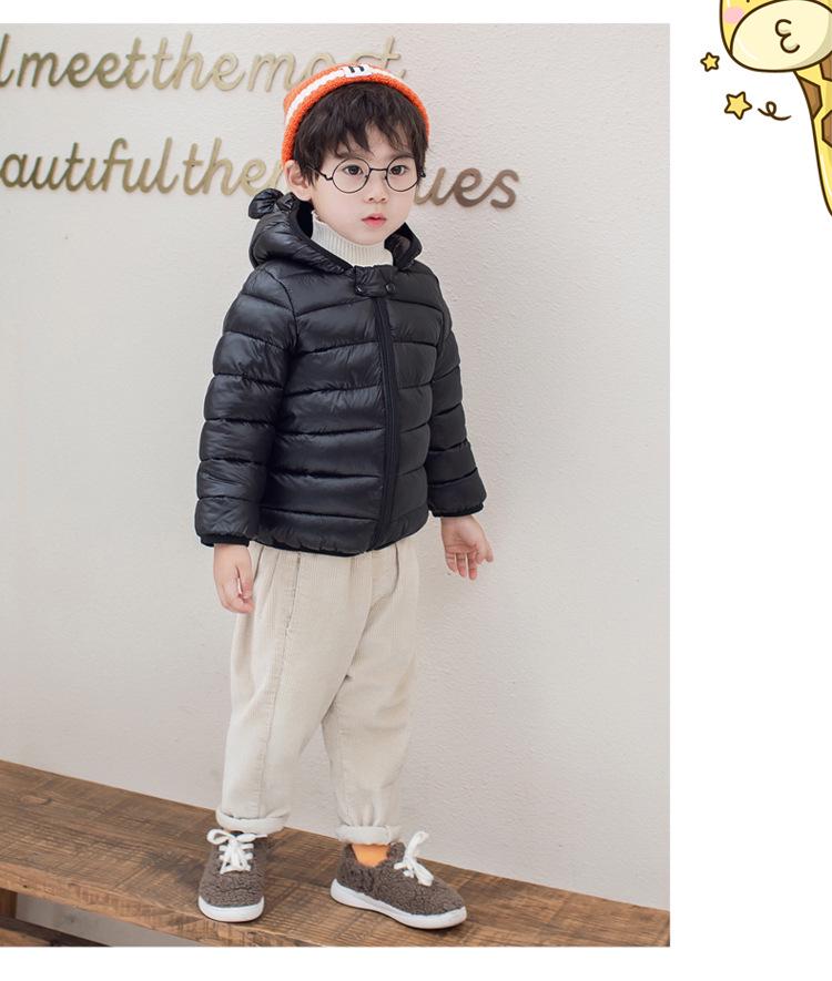 Clearance: Baby Winter Cotton-Padded Coat - Lightweight Down for Toddlers, Boys and Girls