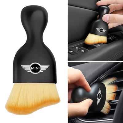 Ferramenta de Limpeza Interior de Carro Limpeza de Saída de Ar Condicionado Escova Macia Para Cooper F54 F55 F56 R56 R60 SONE Roadster Clubman Coupe