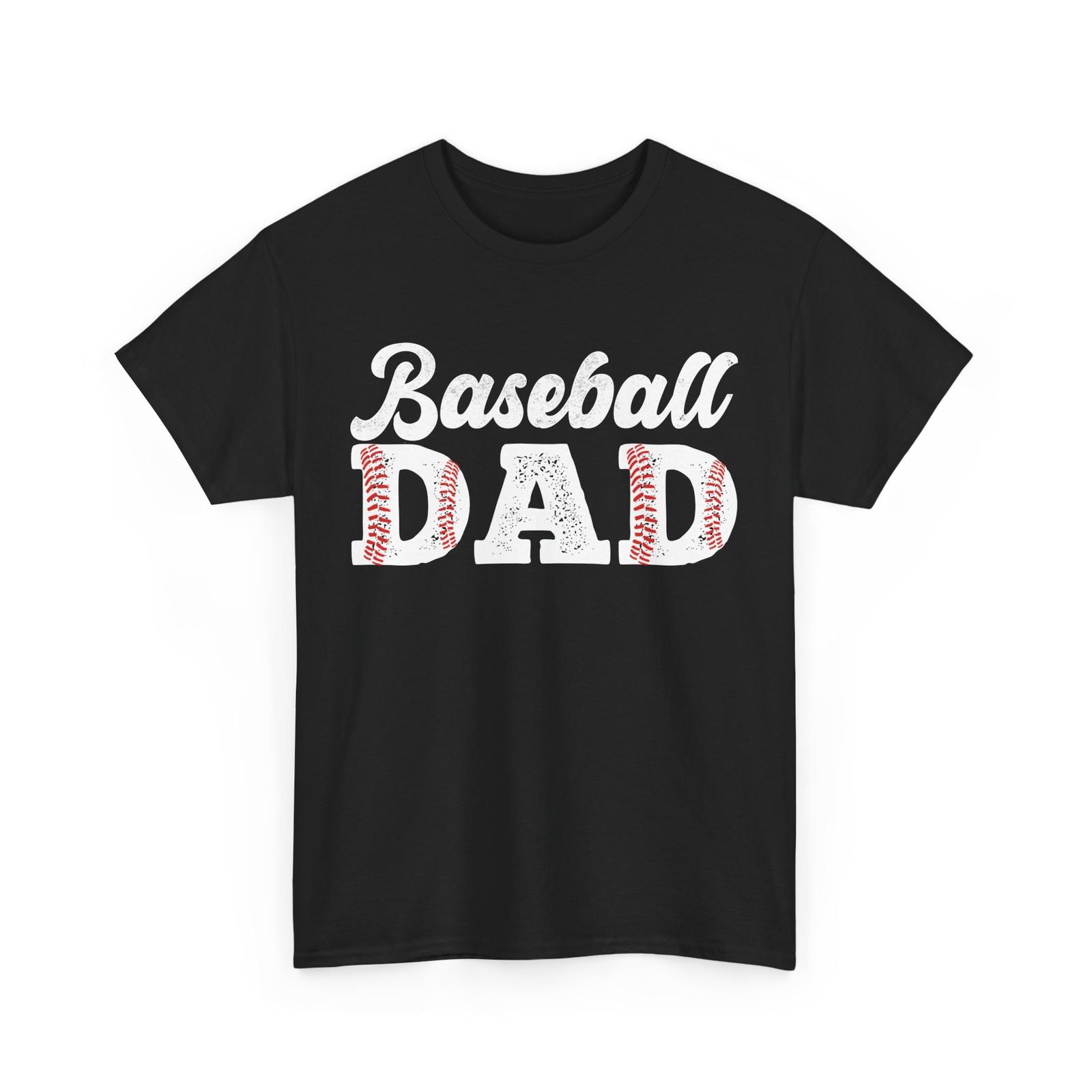 Baseball T-Shirt Mens Womens Tees Top, Dad Baseball Sports Lovers Baseball Player Father Shirt 2XL