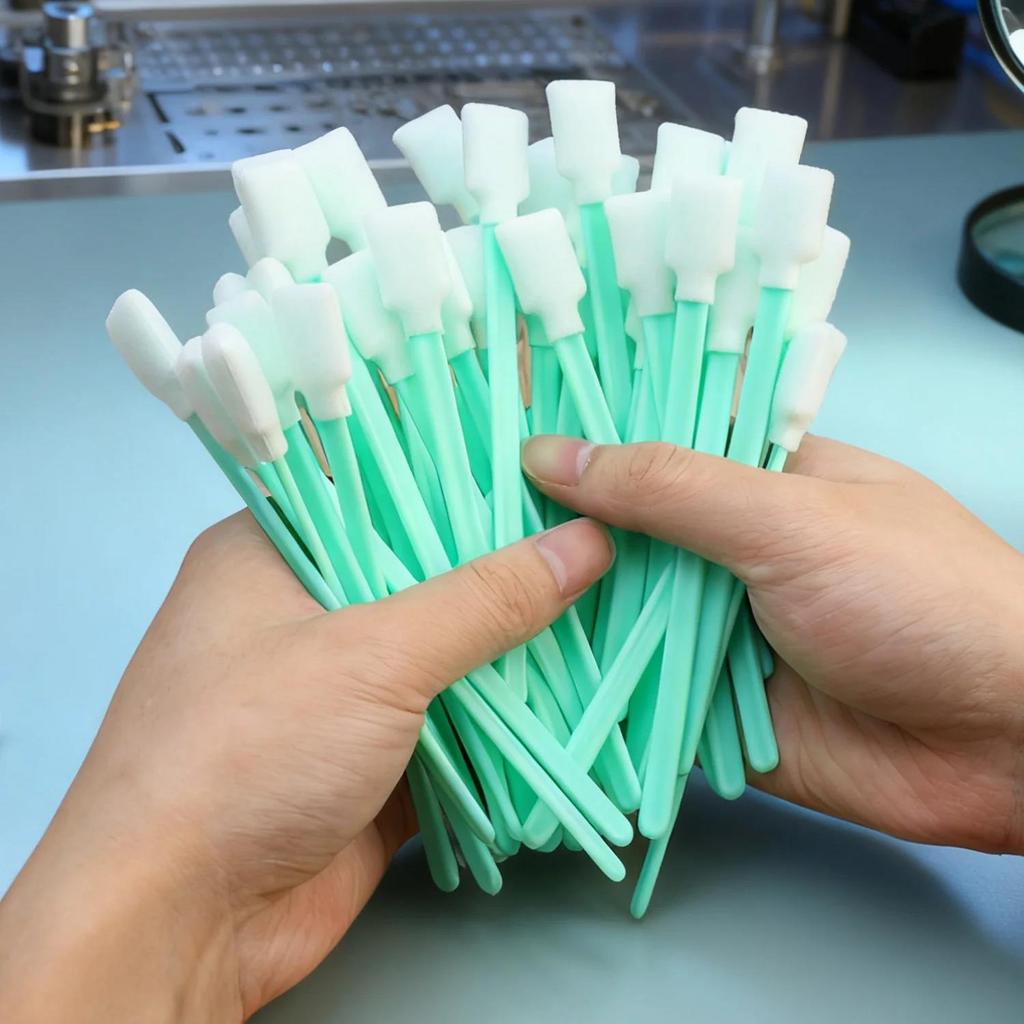 50-200Pcs Digital Camera Cleaning Brush Dust Free Sponge Swab for Earphone Mobile Phone Charge Port Machine Printer Cleaner Tool 3