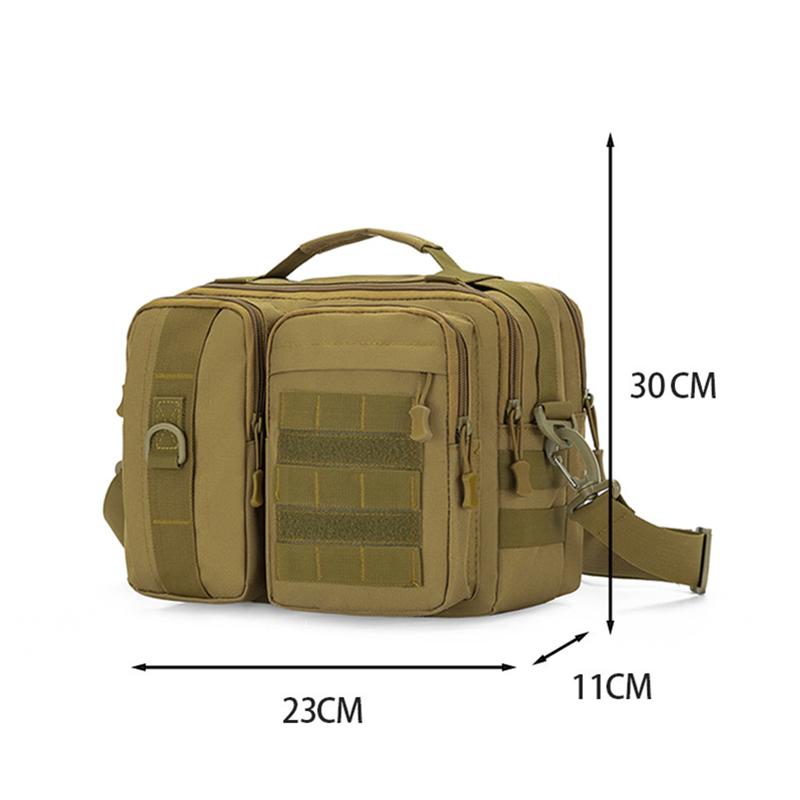 Trekking Tactical Handbags Shoulder Bag Camping for Men Hiking Travel Climb Fishing Sling Crossbody Outdoor Molle Messenger Bag