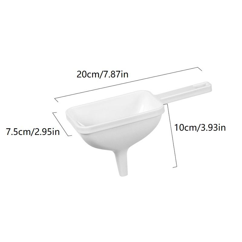 Kitchen Food Grade Material Funnel For Convenient Refueling Plastic For Household Oil Leakage Large-Diameter Oil Pouring Funnel