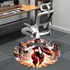 1pc Flash Speed Office Round Area Rug, Under Office Chairs Bedroom Living Room Home Decor, Room Deco, Available in Various Sizes