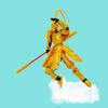 Monkey King Action Figure 3D Printed Movable Joints Monkey Model Great Sages Equalling Heaven Figurine Articulated Dummy Decoration Ornament