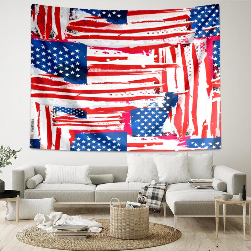 American Flag Wall Hanging Tapestry Wall Cloth Tapestries Decor Wall Bedroom Decoration
