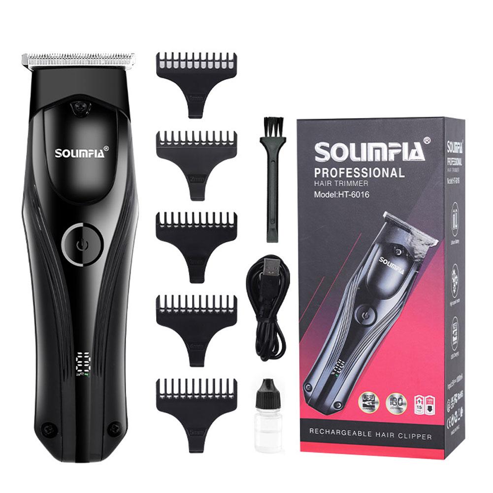 Solimpia Hair Clippers Beard Trimmer for Men Cordless Barber Clippers for Hair Cutting Machine Rechargeable Beard Trimmer