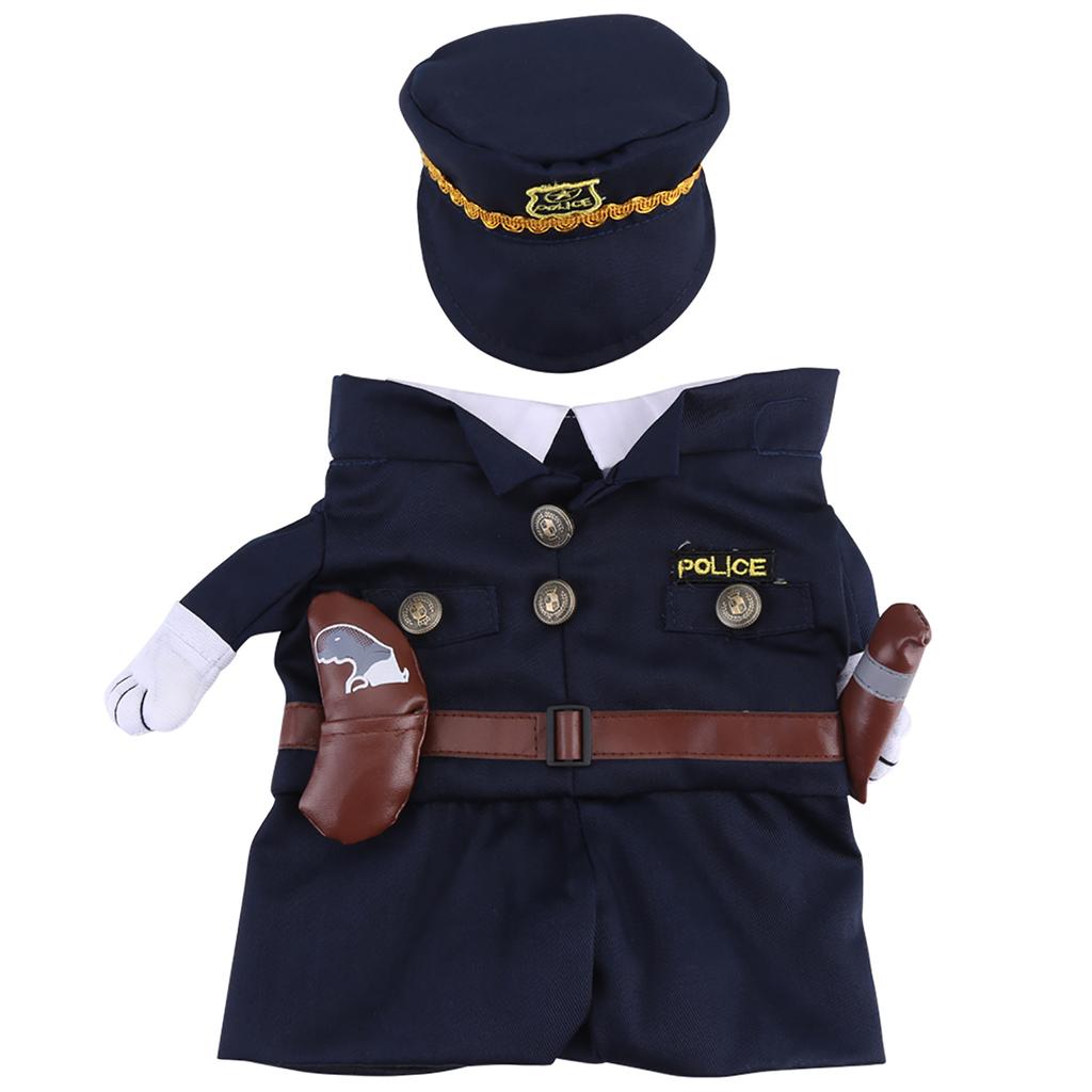 Cute Pet Halloween Clothes Cosplay Penalty Upright Costume Dress Up for Cats Dogs Funny Pets Puppy Christmas Outfit