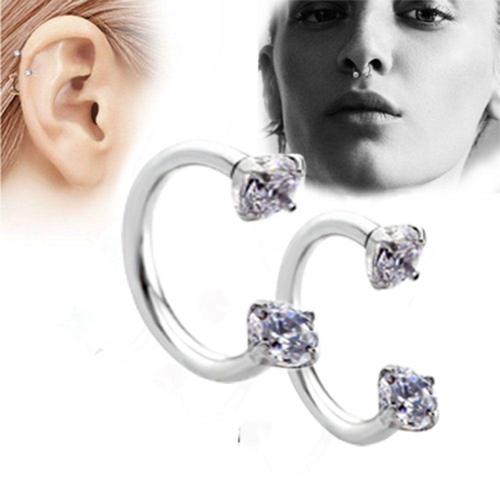 Popular Piercing Septo Nose Lip Ring Jewelry Helix Captive Hoop Eyebrow Ear Septum Cartilage