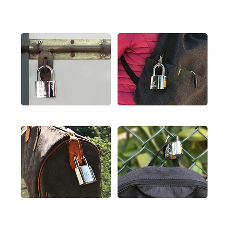 3 Digit Code Combination Padlock Small Travel Luggage for Case Lock Keyless Shackle Lock for Backpack Gym School Locker