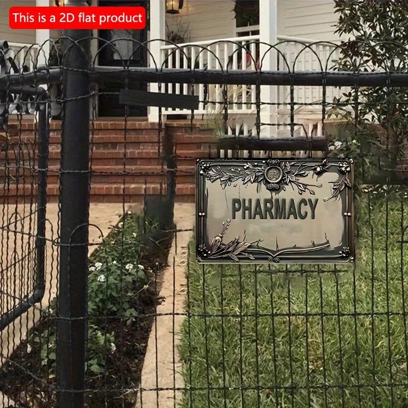 2D Flat Wooden Sign 30*20cm Vintage Pharmacy Wooden Decorative Sign, Fun Retro Wooden Decor Wall Art, Home, Bar Decor, Decorative Poster, Festive Gift