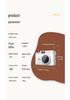 Retro Mini Keychain Camera for Students and Children's Travel Parties