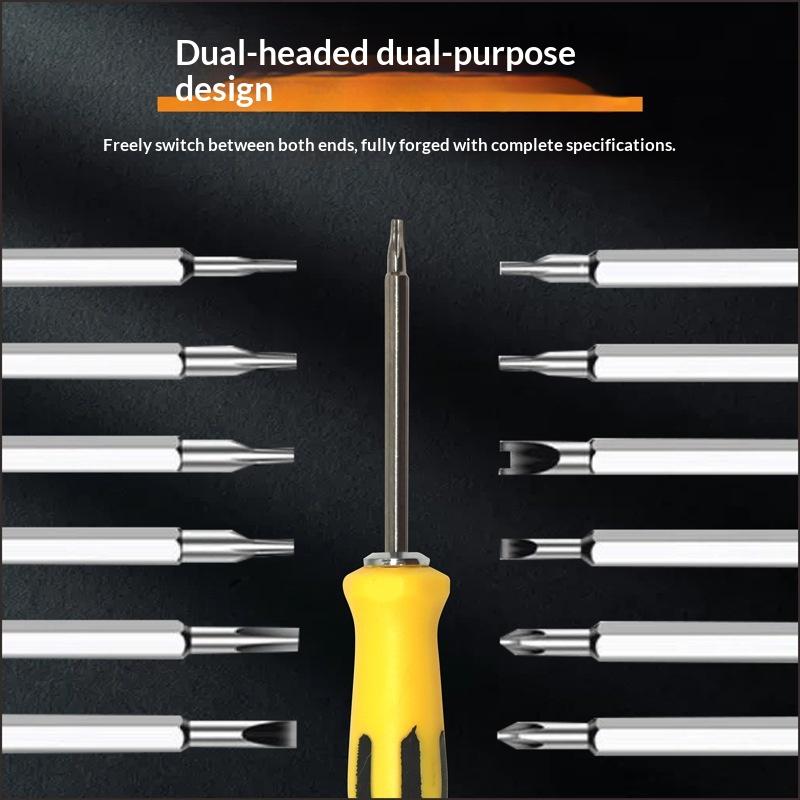 Mini Screwdriver Set 12 In 1 Precision Repair Tool Kit With Torx Slotted Magnetic Drill Bits For Camera Drone Watch Pc
